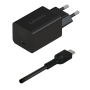 Lenovo GaN Nano 65W Adapter -EU Connectivity: 2pin/3pin Charging Port: Type-C Color: Black Package Type : Brown Box LENOVO - 1